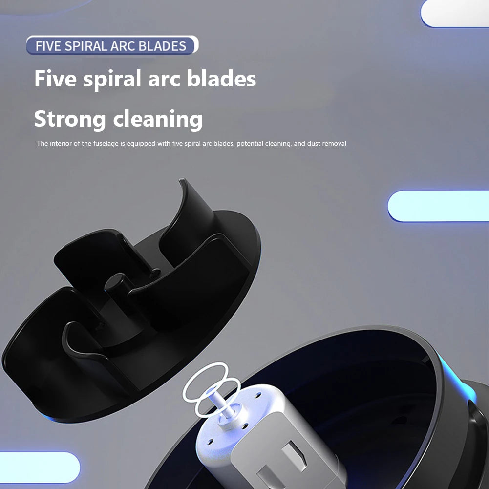 Desk Dust Vacuum Portable Table Dust Removal Cleaning Brush with Clean Brush USB Charging Desktop Cleaner Mini Vacuum Cleaner
