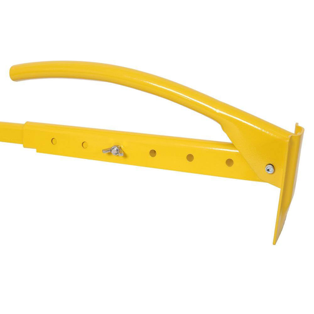 2-Pack Yellow Steel Outdoor Garden Brick Lifting Carrying Lifter for Backyard, Garden and Courtyard Wall