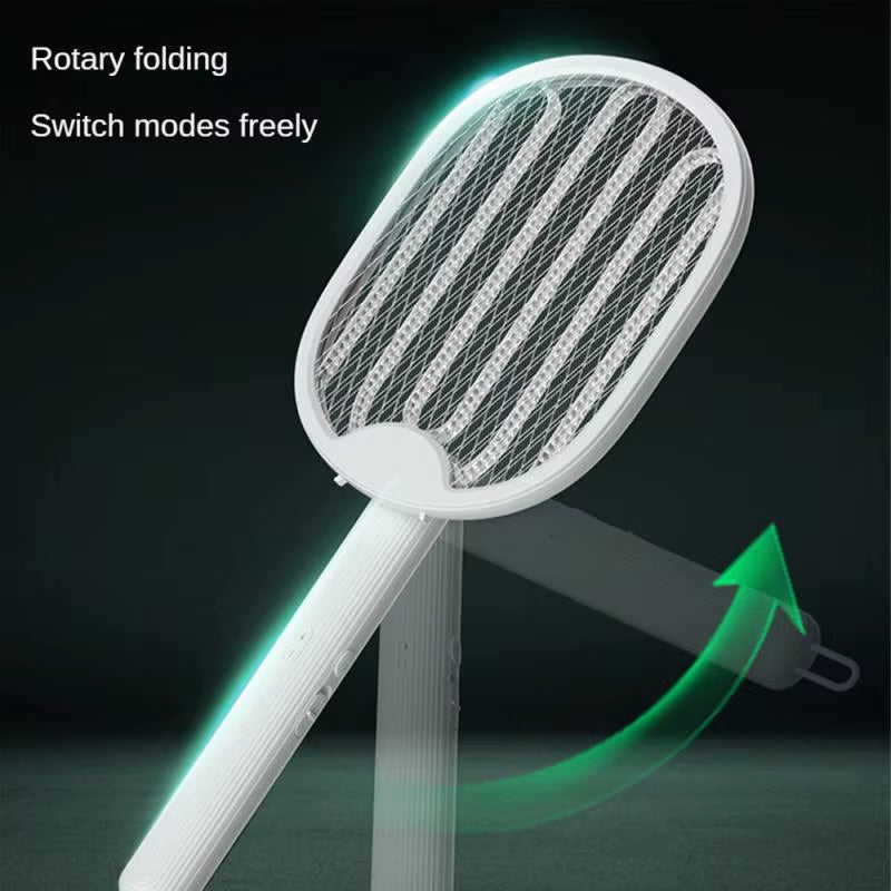 Mosquito Swatter Electric Shock Folding Mosquito Killer USB Mosquito Killer Rechargeable Home Two-In-One Mosquito Killer